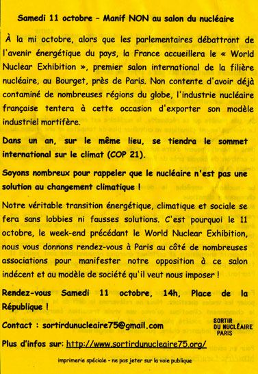 Journée Zéro Nucléaire