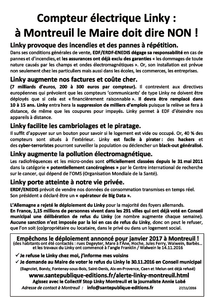 participez au conseil municipal le 30 novembre 2016