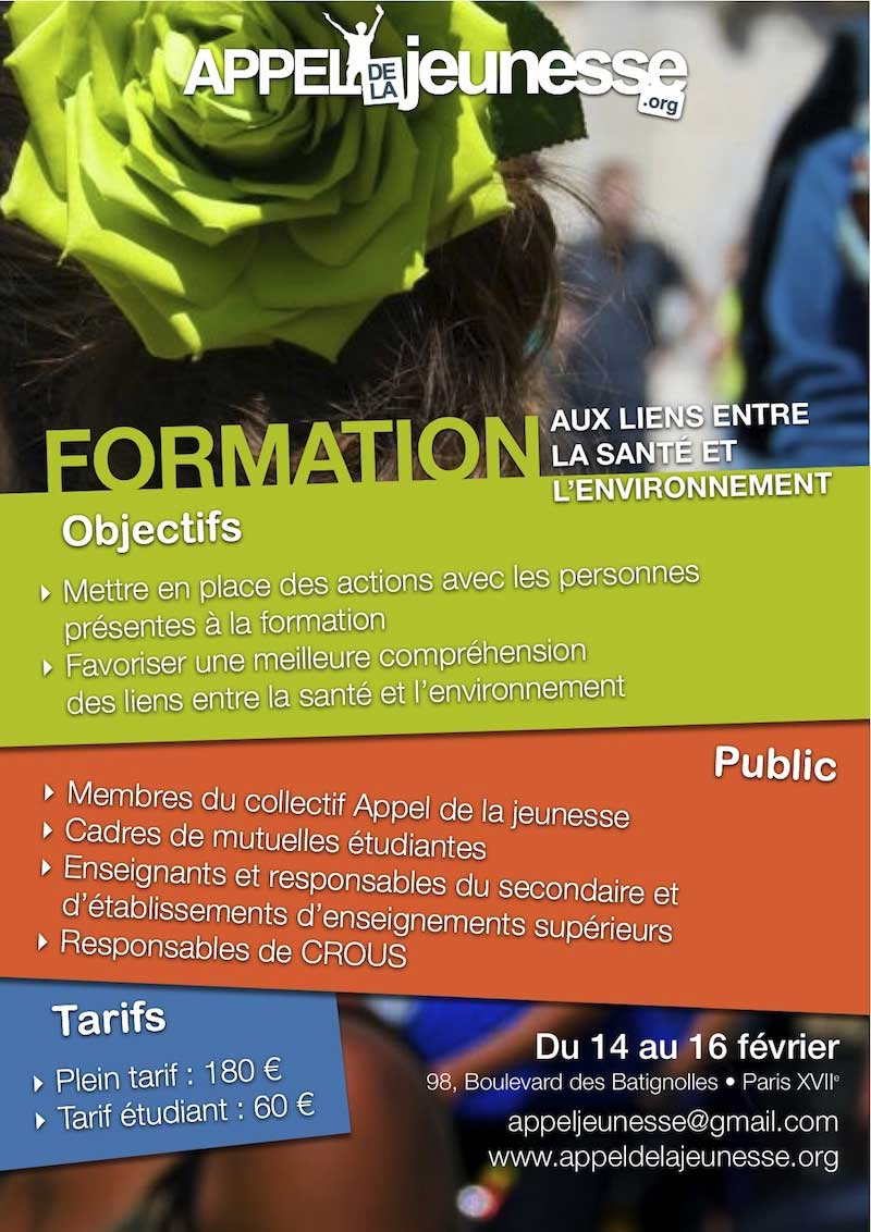 Formation appel de la jeunesse 14 au 16 février 2011