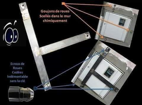 Exemple de réalisation n° 8 : panneau en bois avec trou pour la visualisation Exemple de réalisation n° 8 : panneau en bois avec trou pour la visualisation